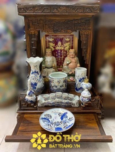 Mẫu bàn thờ thần tài đẹp nhất, mua đồ thờ thần tài thổ địa tphcm