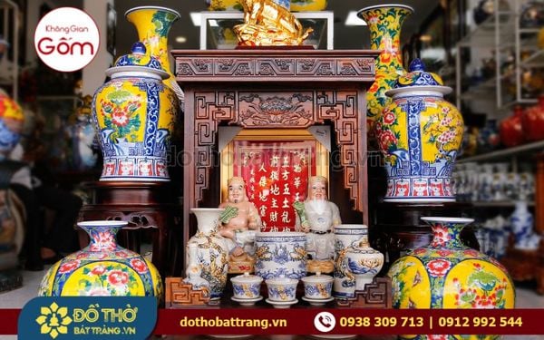 Top các mẫu bàn thờ Thần Tài đẹp mới nhất năm nay