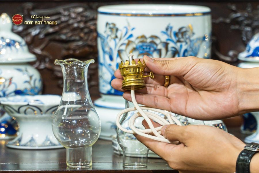 Đui Bóng Đèn Dầu (Dây Bấc)