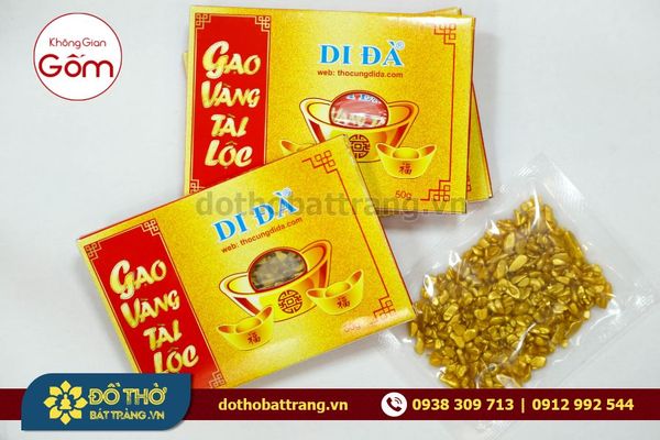 Gạo Vàng Tài Lộc dùng vào thời điểm nào đem lại nhiều vượng khí