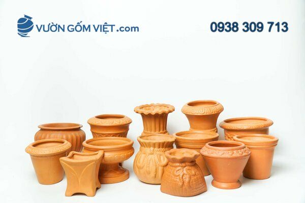 Mua chậu gốm đất đỏ ở đâu? Giá bao nhiêu? Có nhiều loại không?