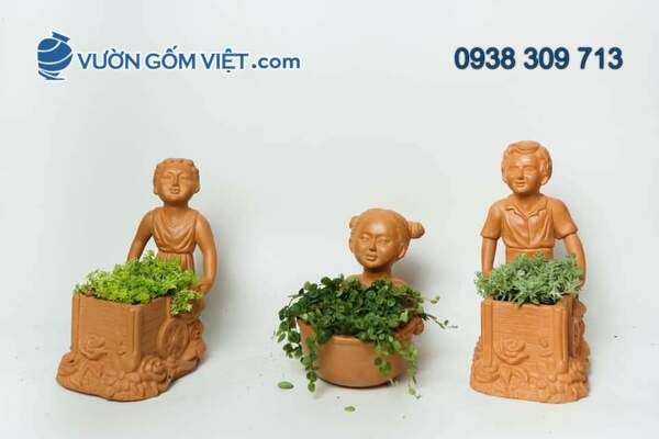 Các sản phẩm gốm đất nung trang trí độc đáo và ấn tượng