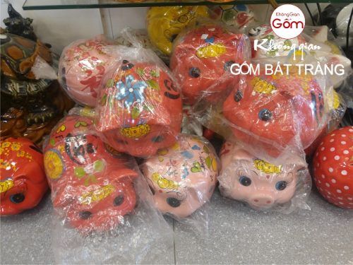 Nên trưng tượng heo may mắn bằng chất liệu gì cho ngày Tết?