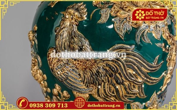 Ý nghĩa của họa tiết Kim Kê Đại Cát trong văn hóa và phong thủy