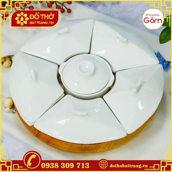 Gợi ý 5+ bộ bát đĩa, khay sứ cúng Tết Đoan Ngọ