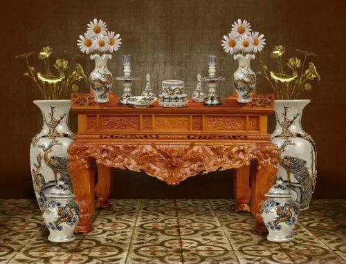 Đồ thờ cúng Bát Tràng – Cung cấp đồ thờ cúng, bàn thờ Bát Tràng chất lượng, đồ thờ cúng bằng gốm sứ