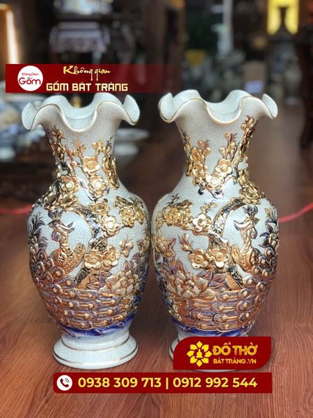 Bộ đồ thờ Bát Tràng đầy đủ – nâng tầm không gian thờ tự