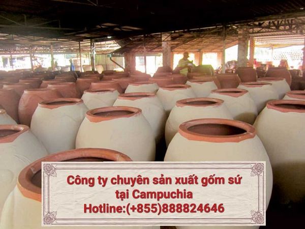 Địa chỉ nơi sản xuất các lu gốm sứ tại Campuchia