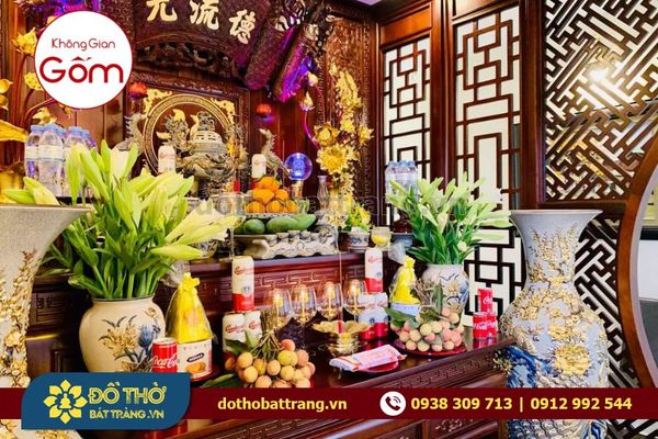 Tìm hiểu cách cắm hoa bàn thờ tổ tiên ngày Tết rước tài lộc