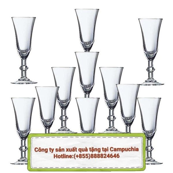 Xưởng sản xuất cốc thủy tinh 100ml, 250ml, 500ml, 1000ml lẻ và sỉ giá rẻ tại Campuchia