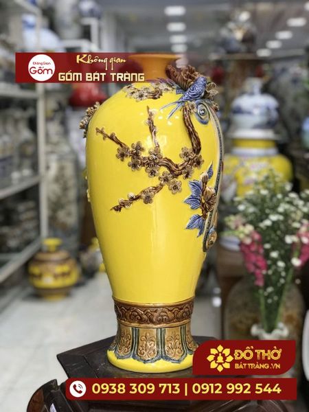 Mua bình hoa gốm sứ cao cấp chuẩn Bát Tràng ở đâu?