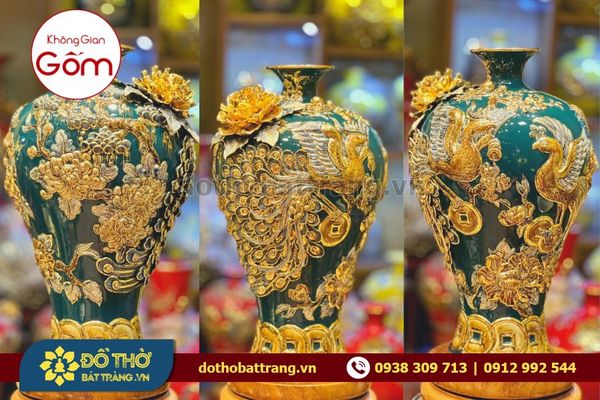 Mua bình hoa gốm sứ Bát Tràng sang trọng quận Tân Phú