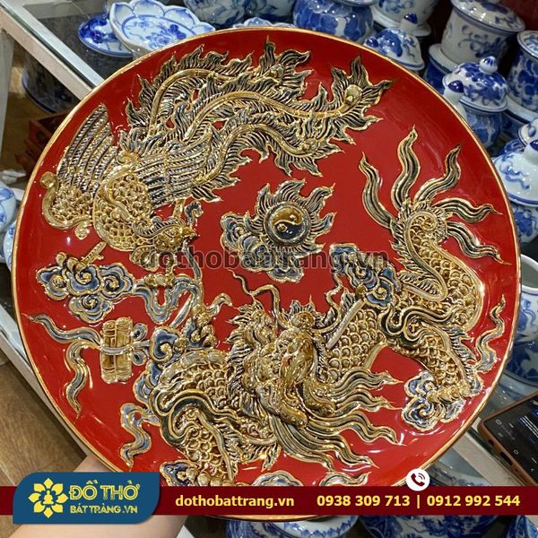 Mâm bồng gốm sứ Bát Tràng chính hãng tại TP.HCM
