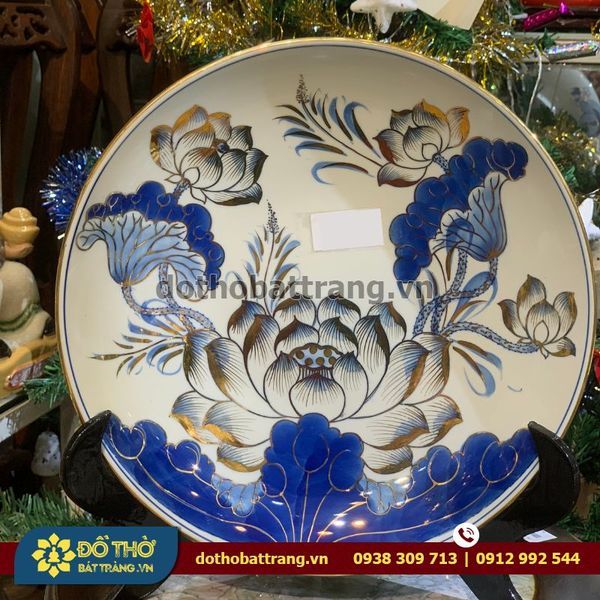 Mâm bồng gốm sứ Bát Tràng chính hãng tại TP.HCM