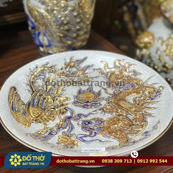 Mâm bồng gốm sứ Bát Tràng chính hãng tại TP.HCM