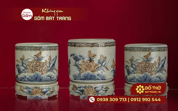 Bát hương gia tiên cần lưu ý gì khi mua? Mua bát hương gốm sứ ở đâu HCM?