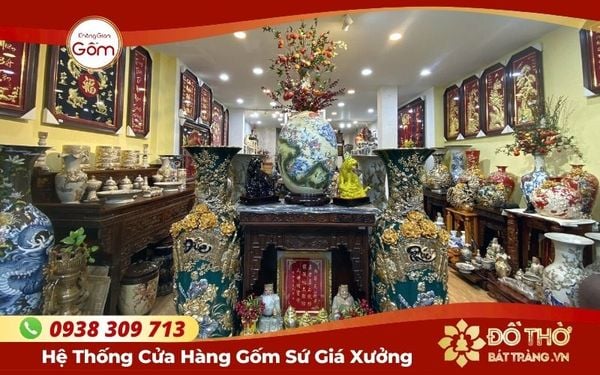 Mua bộ chén thờ men rạn Bát Tràng – Đồ thờ cúng gốm sứ cao cấp Bát Tràng