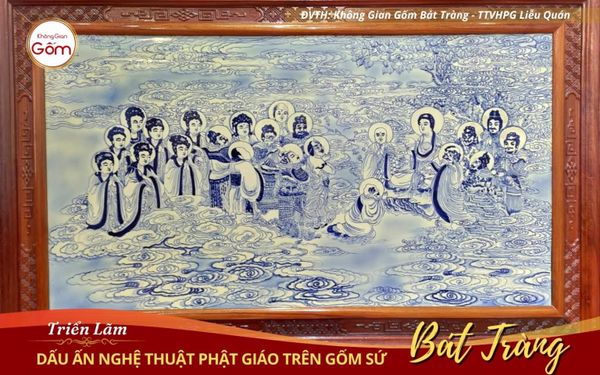 Thưởng lãm “Dấu ấn nghệ thuật Phật giáo trên gốm sứ Bát Tràng” tại Huế
