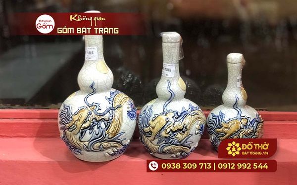 Bộ đồ thờ Bát Tràng đầy đủ – nâng tầm không gian thờ tự