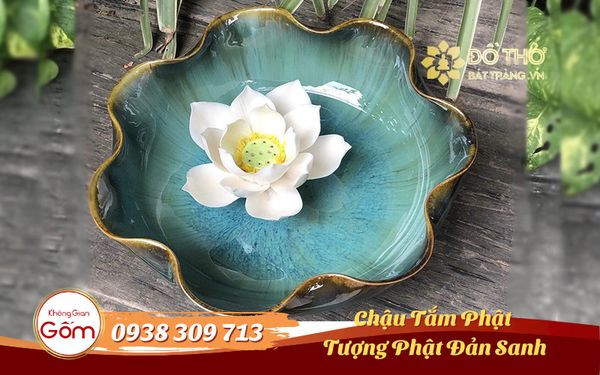 Mua chậu nước tắm Phật đẹp – Chuẩn bị mâm chay cúng lễ Phật Đản Sanh