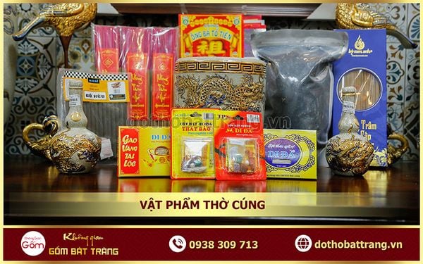 Tổng hợp các vật phẩm thờ cúng giúp không gian thờ thêm linh thiêng