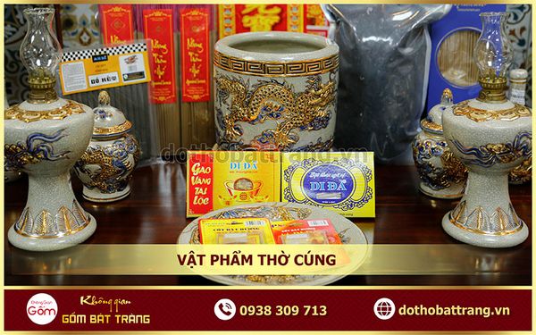 Tổng hợp các vật phẩm thờ cúng giúp không gian thờ thêm linh thiêng