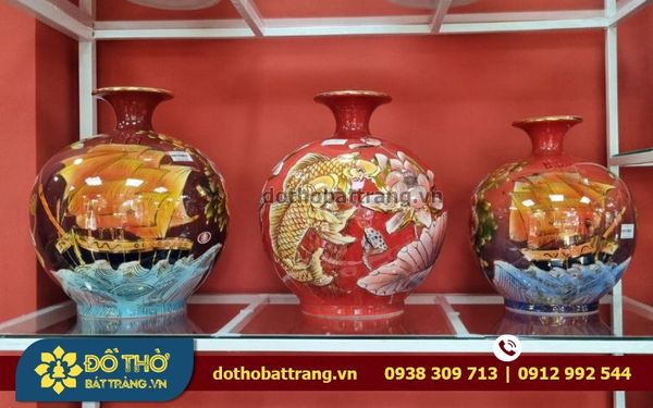 Bình gốm sứ cao cấp – Món quà tân gia ý nghĩa được lòng gia chủ