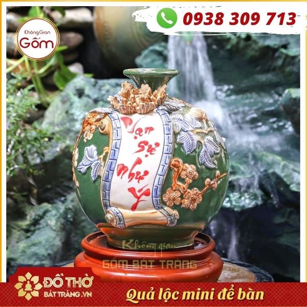 Bình hút tài lộc nên đặt ở đâu? Bình hút lộc Bát Tràng được yêu thích