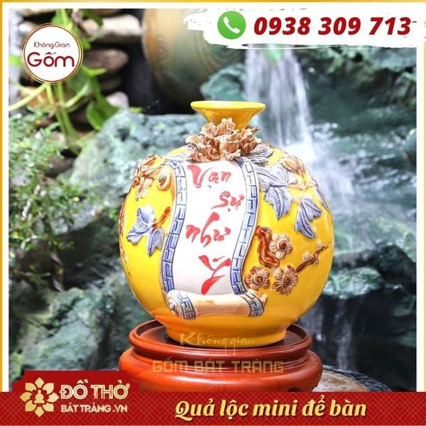Kinh nghiệm chọn bình hút tài lộc Bát Tràng sang trọng, hợp phong thủy