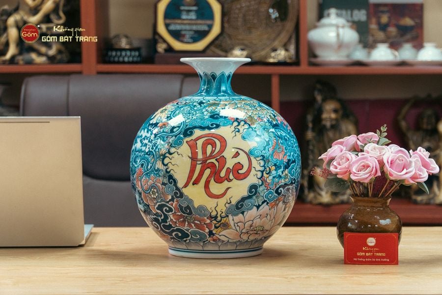 Quả Hút Lộc Long Phụng Triều Phúc Ngàn Hoa Phú Quý