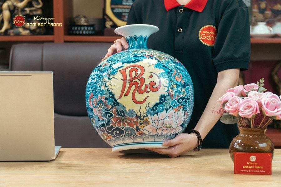 Quả Hút Lộc Long Phụng Triều Phúc Ngàn Hoa Phú Quý