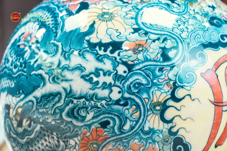 Quả Hút Lộc Long Phụng Triều Phúc Ngàn Hoa Phú Quý