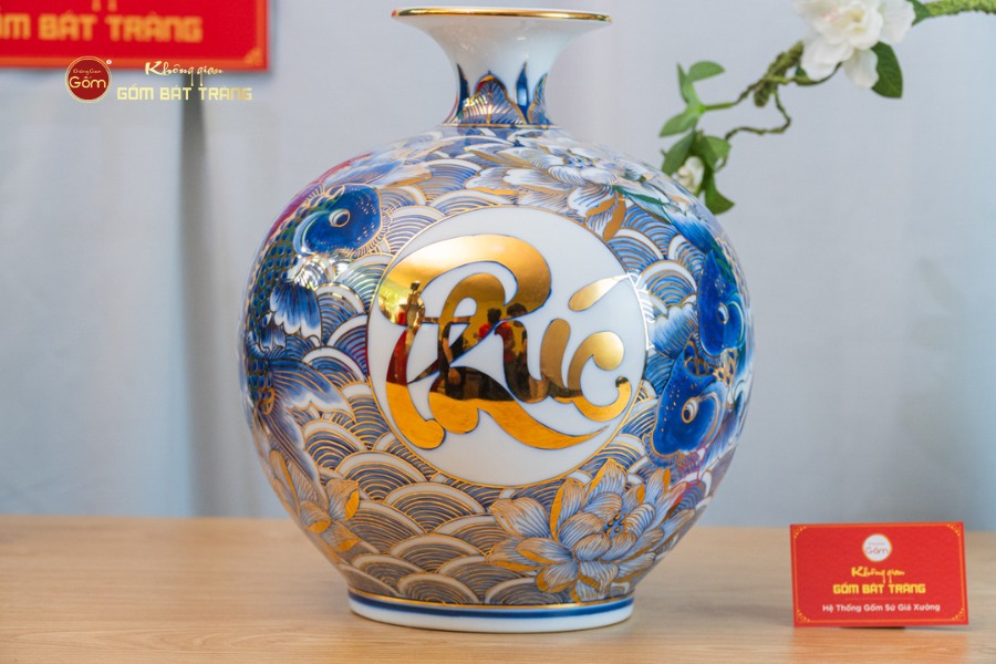 Quả Hút Lộc Vẽ Vàng Phúc Lộc Thọ Niên Niên Hữu Dư