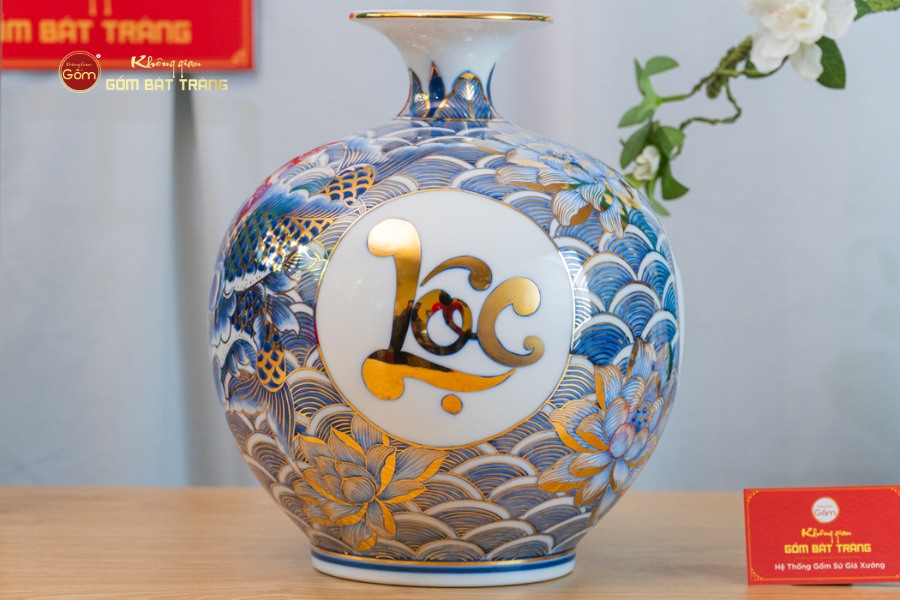Quả Hút Lộc Vẽ Vàng Phúc Lộc Thọ Niên Niên Hữu Dư
