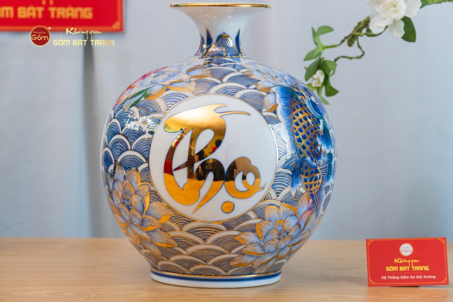 Quả Hút Lộc Vẽ Vàng Phúc Lộc Thọ Niên Niên Hữu Dư