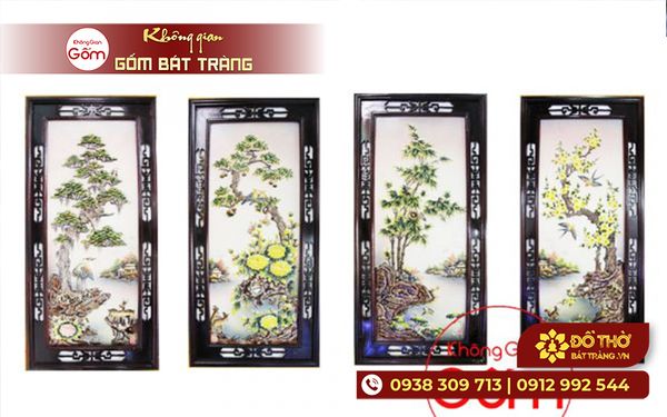 Tranh sứ quà tặng tân gia – Món quà độc đáo khiến gia chủ ấn tượng