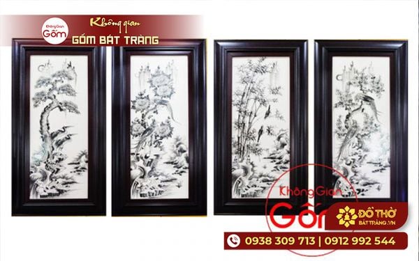 Tranh sứ quà tặng tân gia – Món quà độc đáo khiến gia chủ ấn tượng