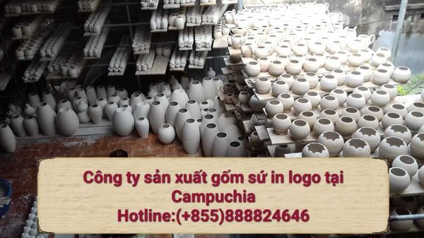 Nhận in logo trên gốm sứ làm quà tặng quảng cáo tại campuchia