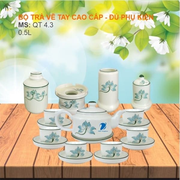 Đặt hàng bộ ấm chén quà tặng cho doanh nghiệp ở đâu đẹp và chất lượng ?