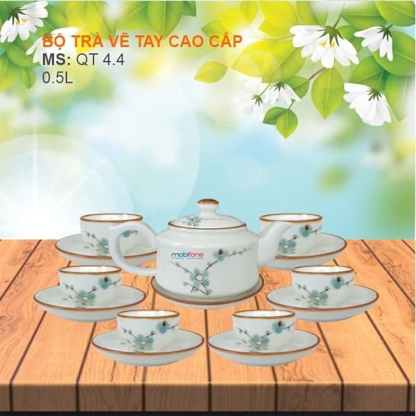 Đặt hàng bộ ấm chén quà tặng cho doanh nghiệp ở đâu đẹp và chất lượng ?
