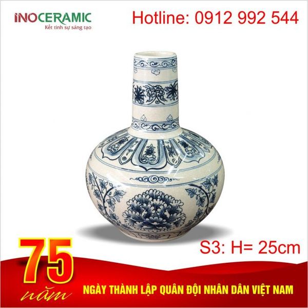 Đặt hàng lọ hoa gốm sứ in logo làm quà tặng đại hội đại biểu ở đâu ?