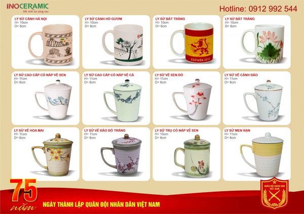 Các loại quà tặng cho doanh nghiệp – Xưởng sản xuất quà tặng gốm sứ