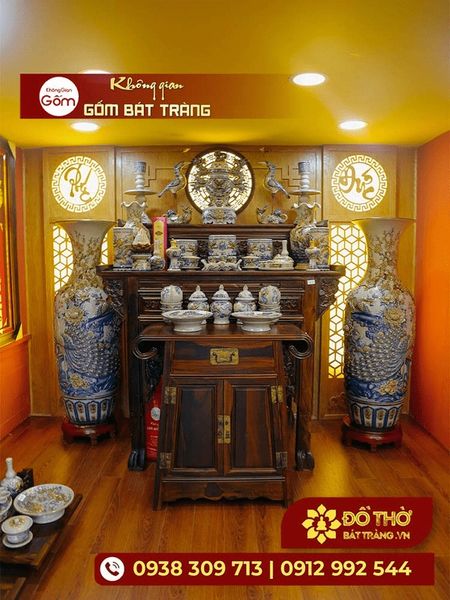 Chóe thờ Bát Tràng – vật phong thủy không thể thiếu trên bàn thờ