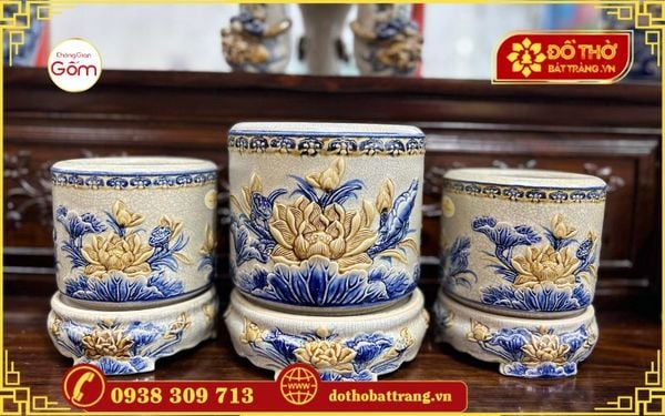Tất tần tật về bộ bát hương thờ trên bàn thờ gia tiên