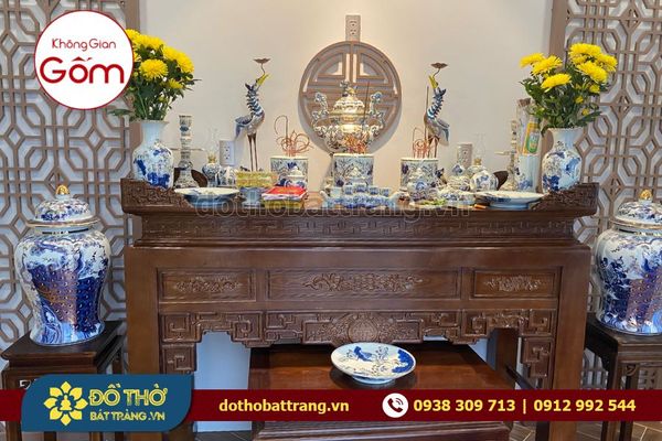 Tổng hợp các phụ kiện thờ cúng, tro bát hương bàn thờ ngày Tết