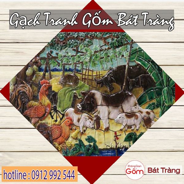 Tranh gốm sứ bát tràng mua ở đâu ? giá bán bao nhiêu tiền ?