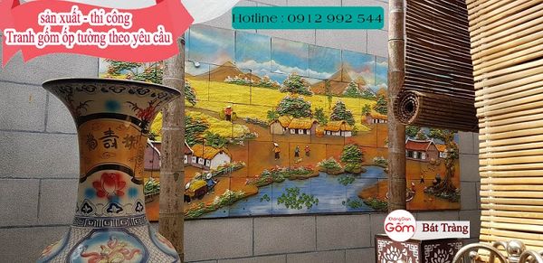Tranh gốm sứ bát tràng mua ở đâu ? giá bán bao nhiêu tiền ?