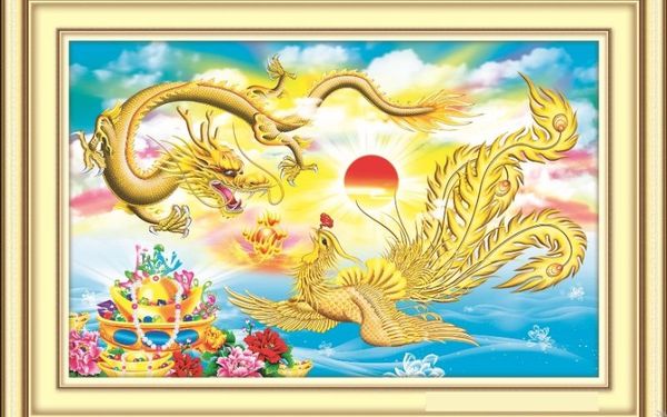 Họa tiết Long Phụng Trình Tường trên đồ thờ Bát Tràng