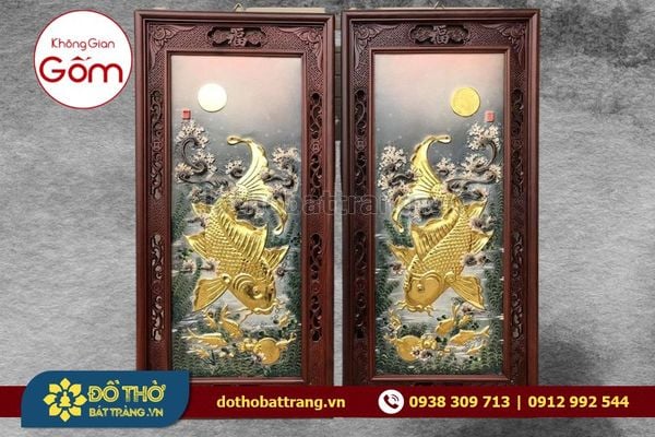Gợi ý một số mẫu tranh mạ vàng tặng tân gia ý nghĩa