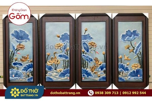 Gợi ý một số mẫu tranh mạ vàng tặng tân gia ý nghĩa